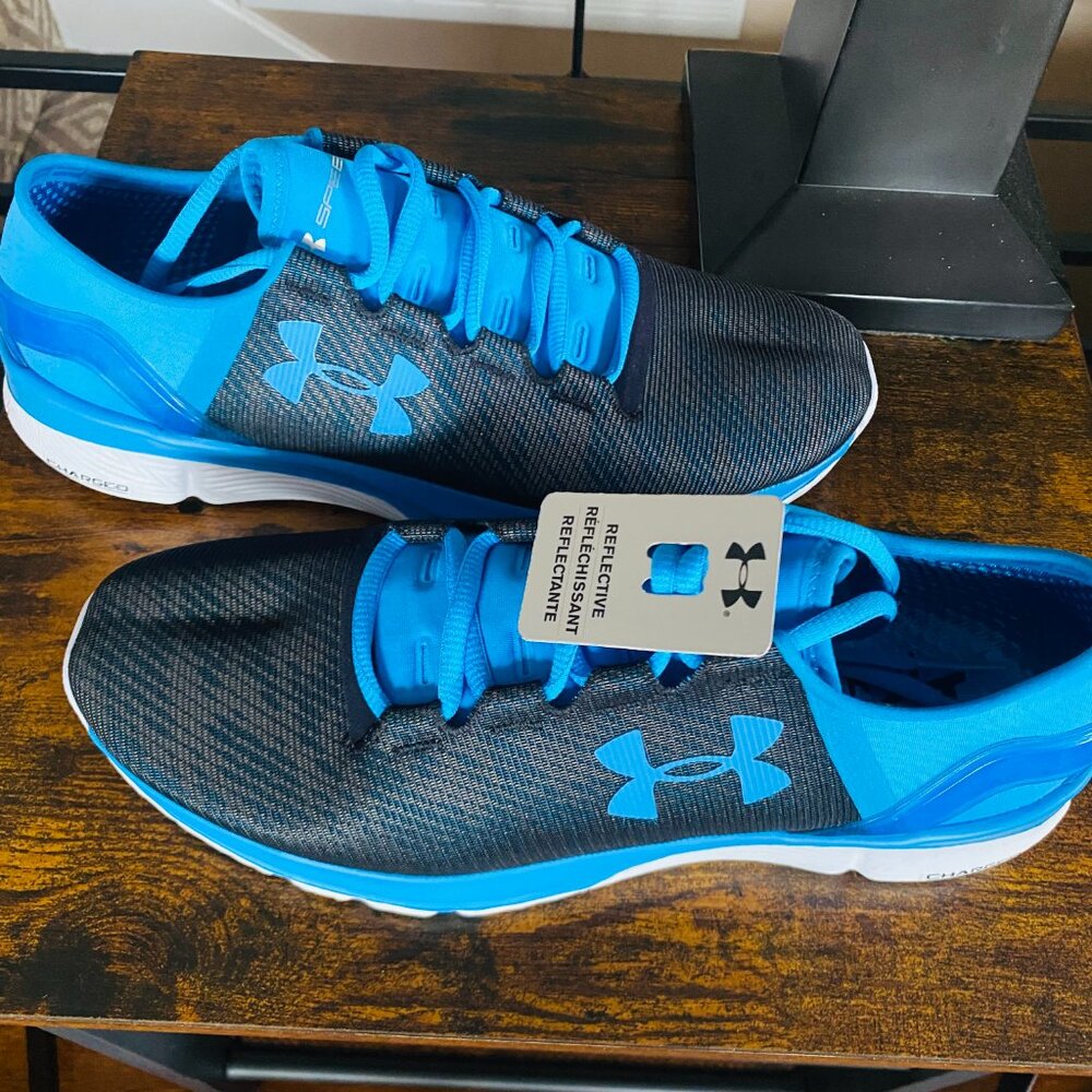 Under Armour Speedform Charged Running Shoes, Blue/Black, M9.5